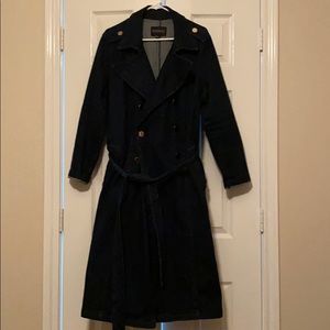 Eloquii Denim Trench Coat